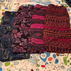 Lot of 4 LuLaRoe leggings